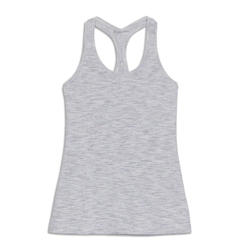 Lululemon - Cool Racerback II Wee Are From Space Dye Ice Alpine W1AAXS Tank | 8?